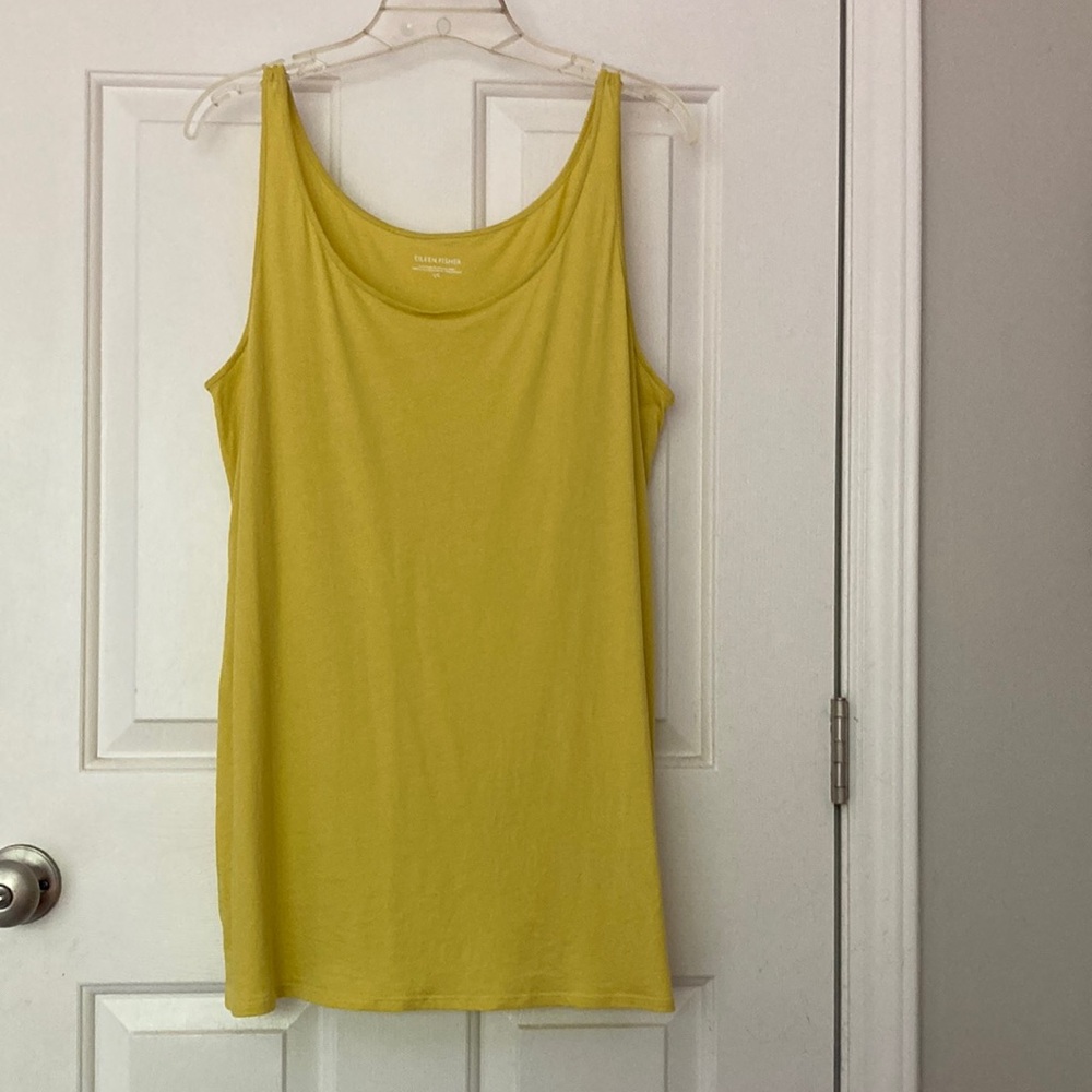 Eileen Fisher New Organic Cotton Long Tank